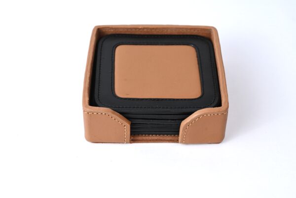 Square Coaster With Rim - Image 2