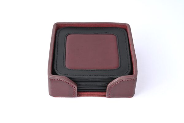 Square Coaster With Rim - Image 7