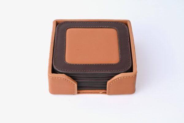 Square Coaster With Rim - Image 8