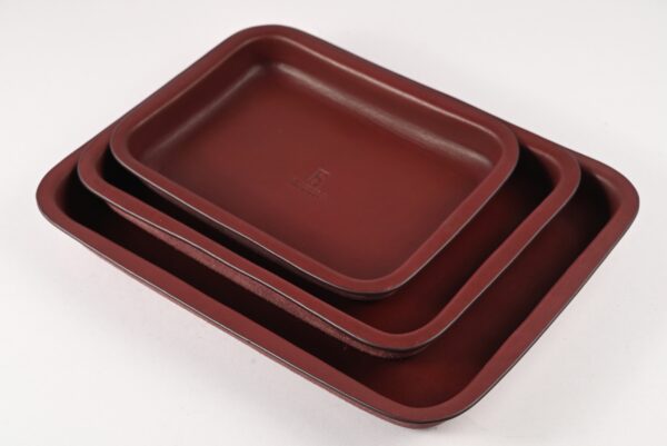 Rectangle Matrix Tray (Burgundy) - Image 3