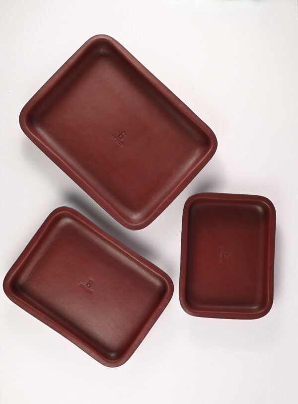 Rectangle Matrix Tray (Burgundy) - Image 7